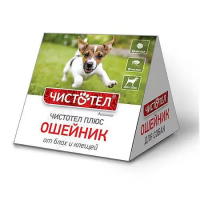Чистотел Плюс Ошейник Домик от блох и клещей для собак, 1 шт. (вет)