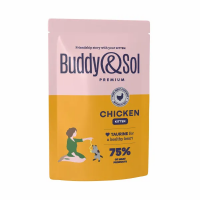 B&S PREMIUM KITTEN Влажный корм д/котят (курица в соусе) 85г, BS350