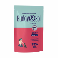 B&S PREMIUM ADULT Влажный корм д/кошек (телятина в соусе) 85г, BS351
