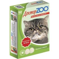 Мультивитаминное лакомство для кошек ДокторZoo печень 90 табл.
