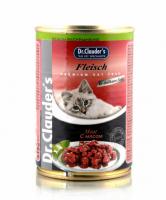 Dr.Clauder`s влажный корм для взрослых кошек с мясом, в консервах - 415 г
