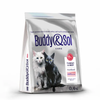 B&S CARE STERILIZED Сухой корм д/кошек стерил (индейка/говядина) 0,4кг, BS117