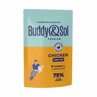 B&S PREMIUM ADULT Влажный корм д/кошек (курица в соусе) 85г, BS354