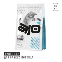 AJO ACTIVE сухой корм для взрослых активных кошек с индейкой 400 г