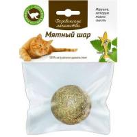 Лакомство для кошек Деревенские лакомства Мятный шар, 20 г