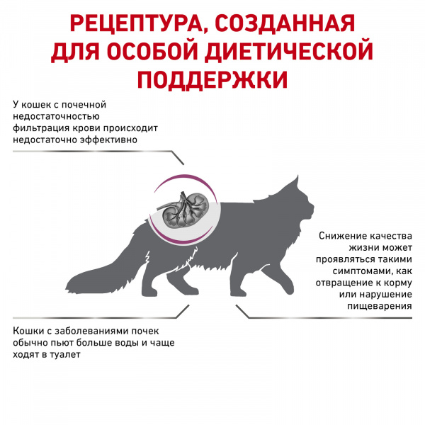 Для кошек ;Лечение заболеваний почек; 2 кг.